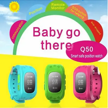 

Q50 Kids smart watch with SOS function ,kids GPS wrist watch with monitoring for Anti-Lost