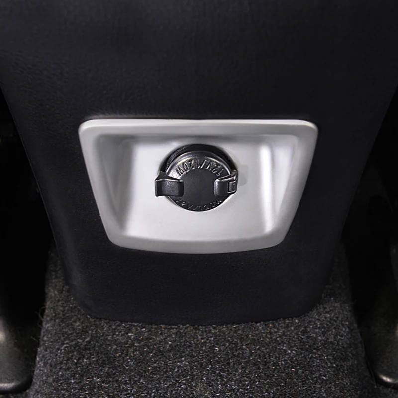 Fit-For-Toyota-RAV4-RAV-4-2016-2017-ABS-Car-Armrest-Box-Rear-Cigarette-Lighter-Stickers