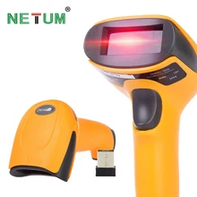 

Wireless Laser Barcode Scanner Long Range Cordless Bar Code Reader for POS and Inventory - NT-2028