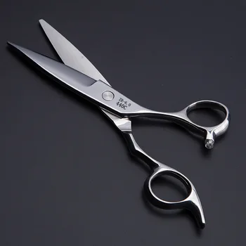 

6.0 Inch Professional Barber Scissors Hair Cutting Scissors Willow Slip Scissor 440C Free Shipping
