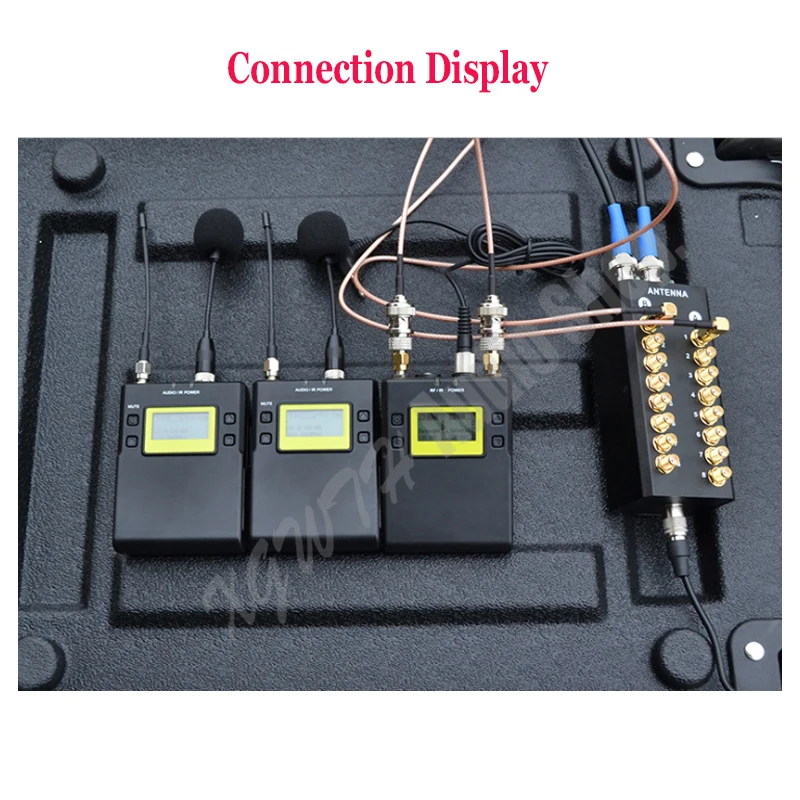 8 каналов усилитель Сигнала Антенна распределительная система антенный усилитель для записи интервью УВЧ беспроводной микрофон встречи
