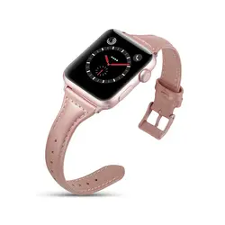 ASHEI новейший тонкий ремешок из натуральной кожи для Apple Watch 4 ремешка 40 мм 44 мм iWatch спортивный браслет для Apple Watch 42 мм 38 мм 2019