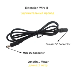 Enhanced Motion Sensor Light Switch with Automatic Timer (1M Male to Female B)