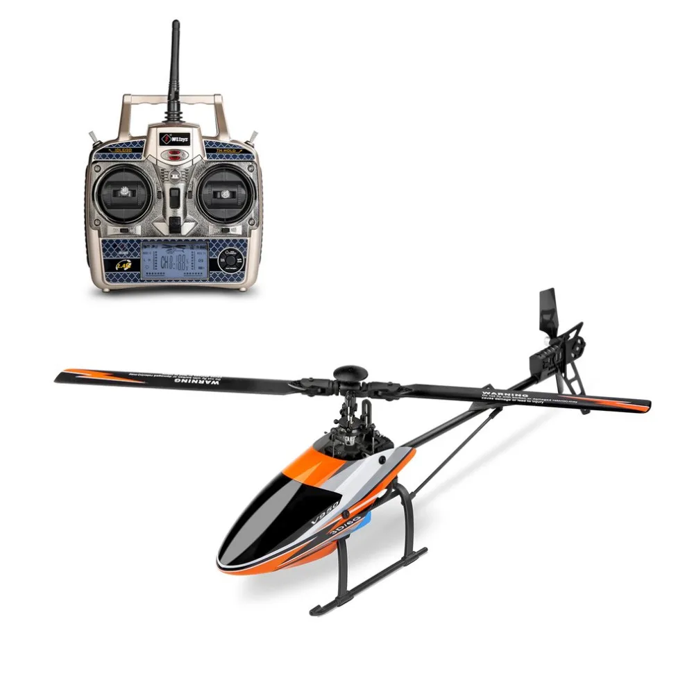 

WLtoys V950 RC Helicopter 2.4G 6CH 3D/6G System switched freely High efficiency Brushless Motor RTF Stronger Wind Resistance