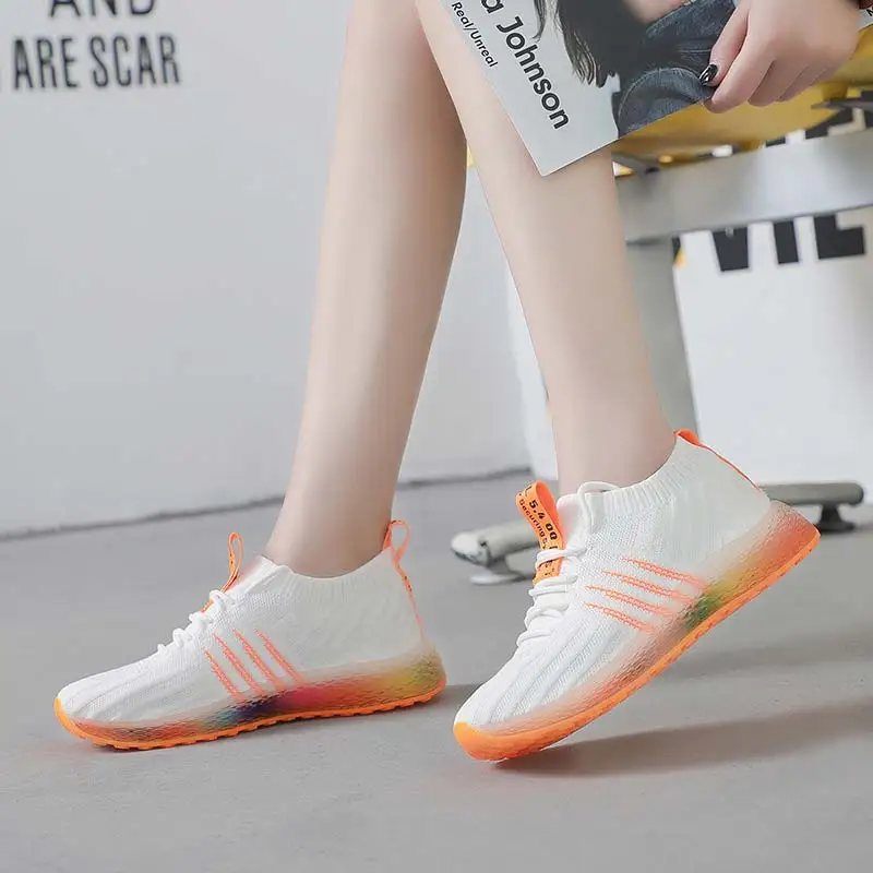 

Breathable Sneakers women 2019 Spring and summer mesh Casual comfort shoes Female candy frozen white shoes Women shoes