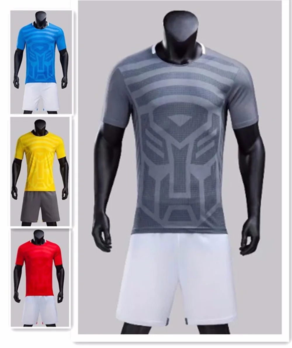 Men soccer sets men sports training sets male football jerseys and