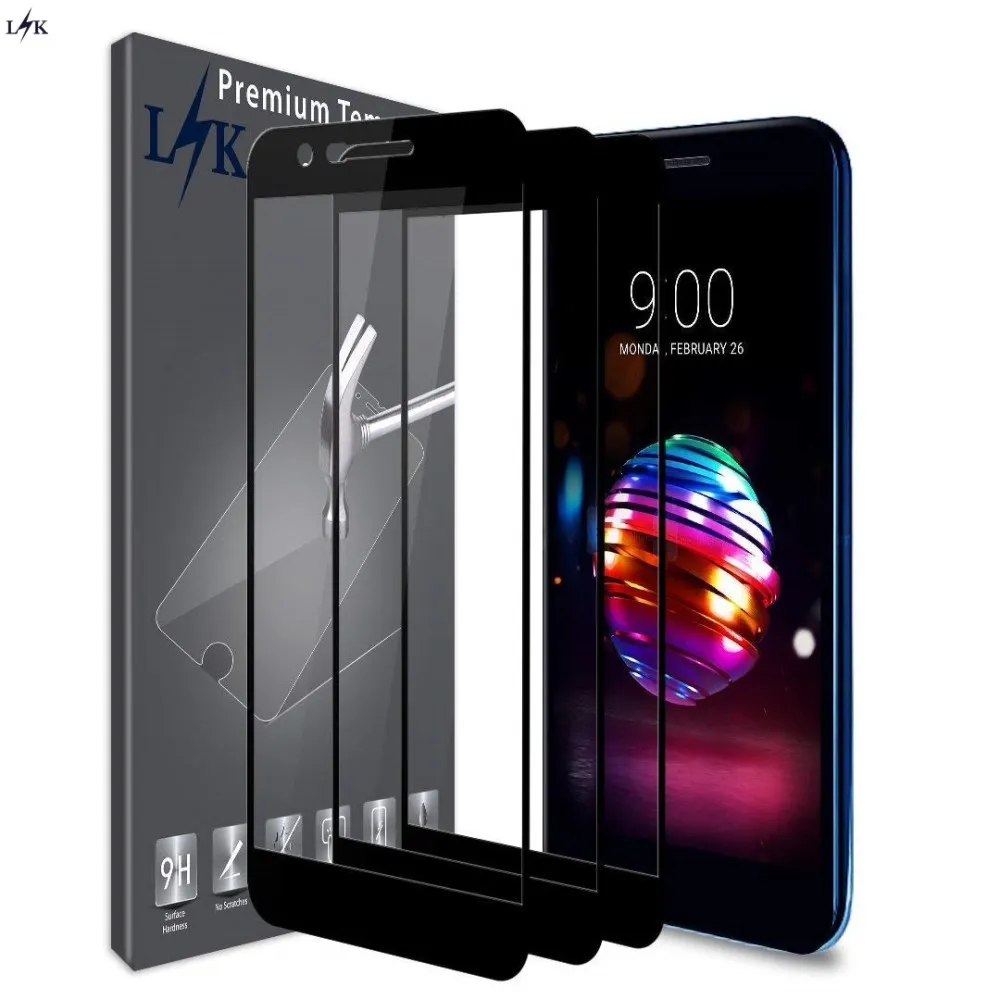 For [3 PACK] LG Harmony 2 Screen Protector, LK [Full Cover][Japan