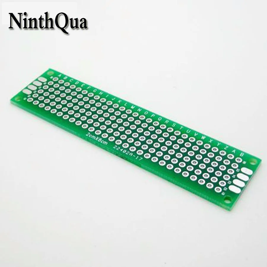 

10pcs/lot 2.54mm Pitch Double Side Tinned Prototype PCB Universal Board 20*80 mm Experiment Matrix Circuit Board