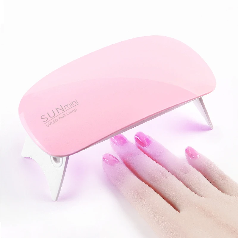 

6W Nail Dryer LED UV Lamp Micro USB Gel Varnish Curing Machine For Home Use Nail Art Tools Nail For Lamps Manicure set