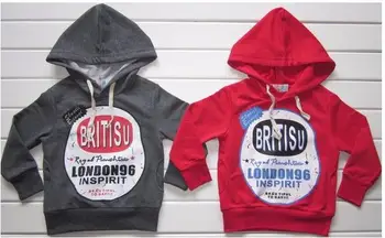 

Boy Hoodies Sweatshirts Child Letter Pattern Top British Style Kid Long Sleeved Sweater Child Tops