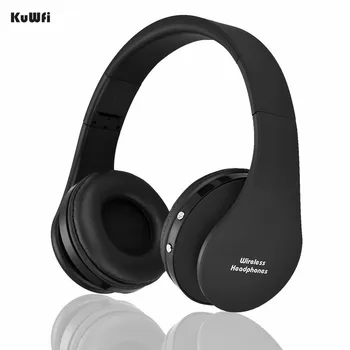 

KuWFi Colorful Wireless Bluetooth Headphone Head Set Stereo Audio Earphone For Mobile Phone Music Operation Distance 10M