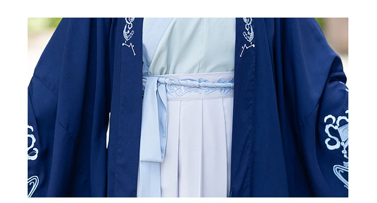 Hanfu мужской Китайский народный танец костюм для женщины ханьфу, косплей древние костюмы китайская Блузка Топы традиционное свадебное платье