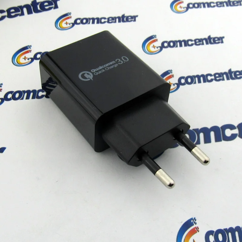 Быстрая зарядка 3,0 USB Порты и разъёмы 5V 3A стены Зарядное устройство адаптер ЕС штекер для HUAWEI XIAOMI samsung Телефон iPad iPhone черный