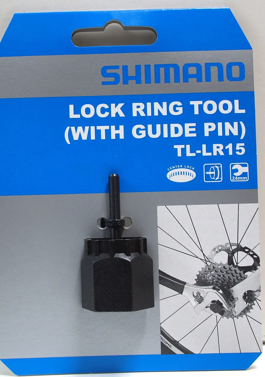 

Original Shimano Bicycle TL-LR15 Lockring Tool with Guide Pin Lock Ring Removal Installation Tool