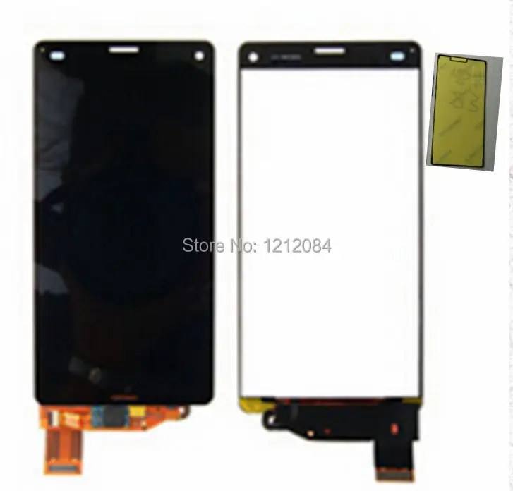 Prix pour Pour Sony xperia z3 compact d5803 d5833 écran Lcd + tactile en verre digitizer assemblée + avant ruban adhésif écran de remplacement Prix pour Pour Sony xperia z3 compact d5803 d5833 écran Lcd + tactile en verre digitizer assemblée + avant ruban adhésif écran de remplacement