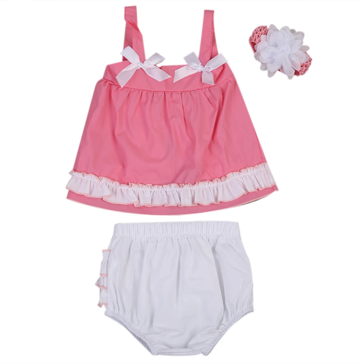 Summer Newborn Infant Kids Baby Girl Outfits Clothes Cotton Dresses