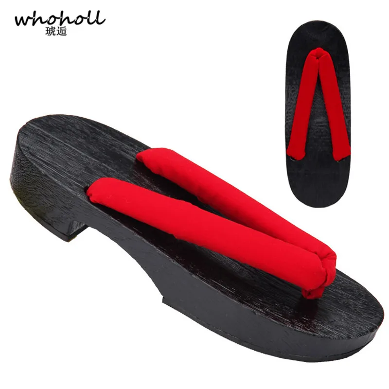 preço Homen chinelos 2018 Verão Flip Flops para mulher Japonês Geta Tamancos de madeira chinelos sapatos Flats sandalias mulher Cosplay Geta