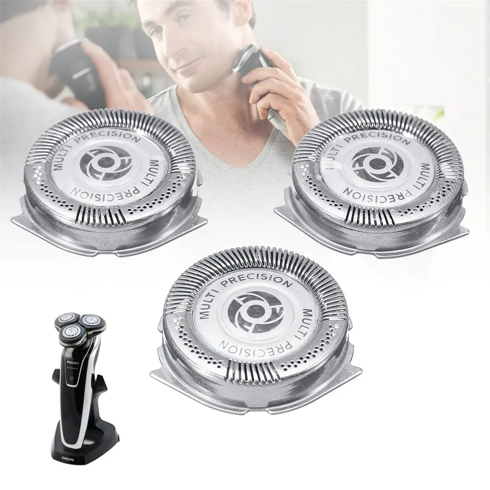 3Pcs/Set Shaving Heads Replacement Shaver Heads Multi Precision Razor Head Blades for Philips Norelco Series 5000