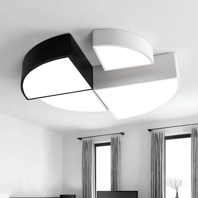 Aliexpress.com : buy geometry creative ceiling light lamparas de ... Lámparas de salón de techo