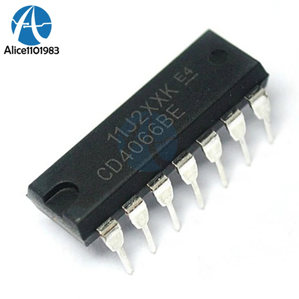 

10PCS CD4066BE CD4066 DIP-14 TI Cmos Quad Bilateral Switch IC