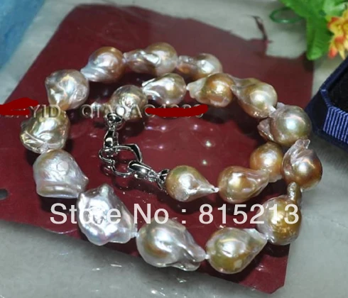 

ddh00783 Huge 13-16mm Baroque Furrow KASUMI pearl Necklace 28% Discount