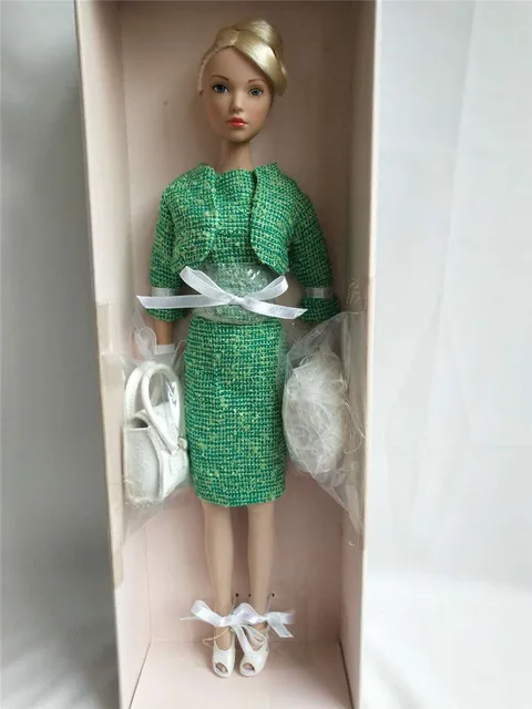 40 см, Ограниченная Коллекция, винтажная кукла, кукла, девочка, кукла, игрушка для детей, подарок на день рождения - Цвет: Лиловый
