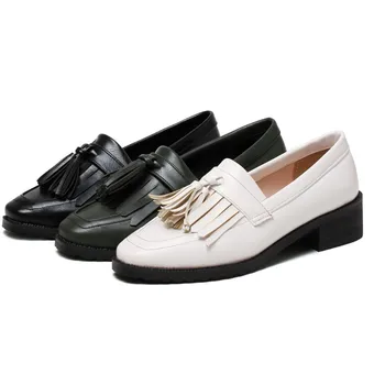 

Fringe Low Heel Shoes Women Pumps Shoes Heel Fashion Spring Autumn Women Shoes