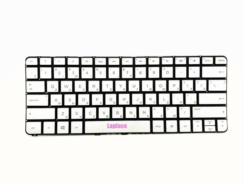 New Russian backlit silver keyboard for HP MP-13J73SUJ920 806500-251 Convertible PC | Компьютеры и офис