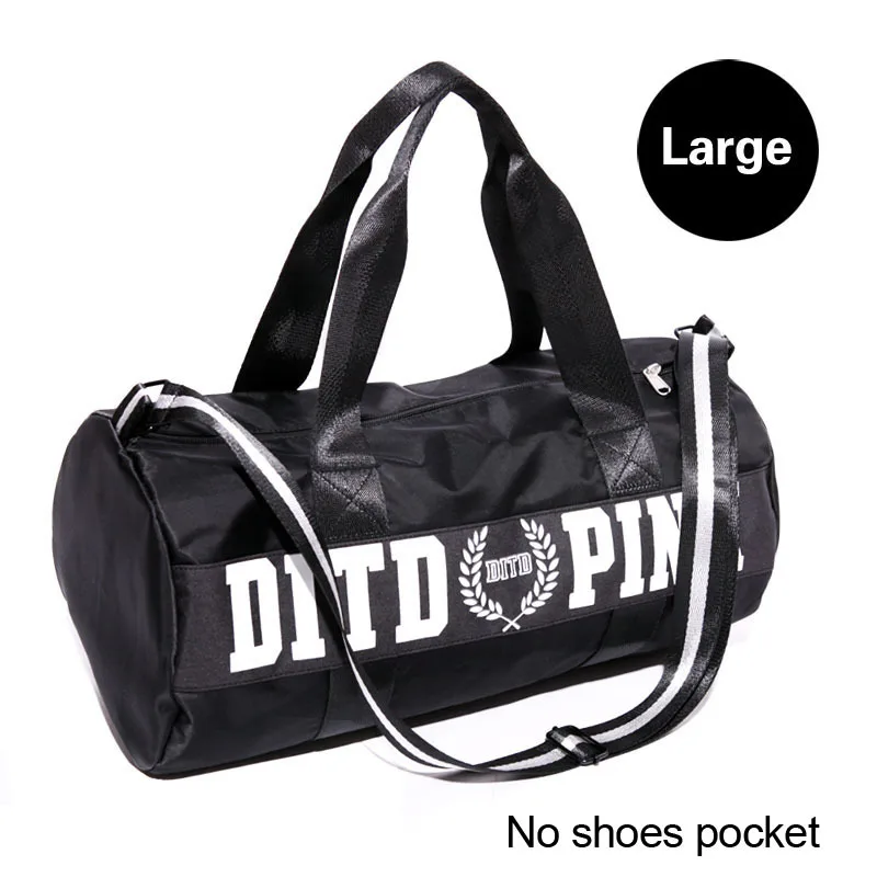 Женская спортивная сумка для спортзала, Мужская нейлоновая сумка для занятий фитнесом, сумка для йоги, мужская сумка для фитнеса, мужская спортивная сумка - Цвет: Black Large