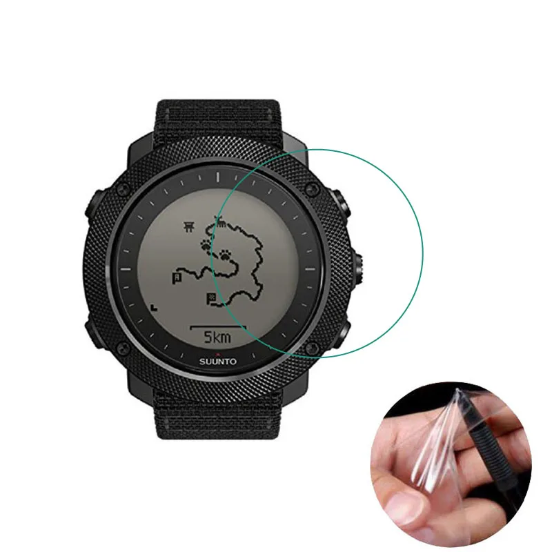 

2 шт ТПУ мягкая прозрачная защитная пленка для Suunto Traverse Watch Smartwatch Traverse Alpha защита экрана (не стекло