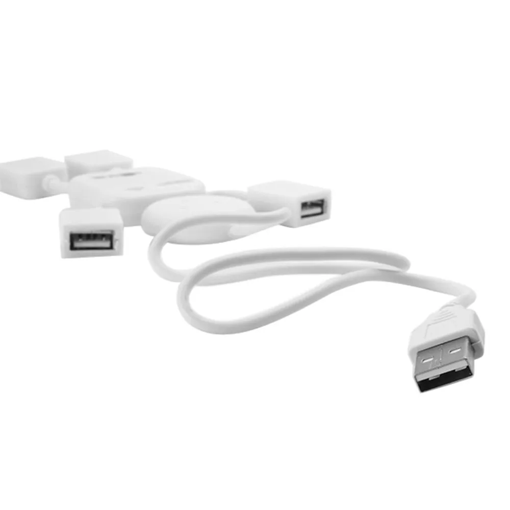 CARPRIE 4 Порты и разъёмы концентратор с высоким уровнем Скорость USB 2,0 гуманоид сплиттера для портативных ПК 6J12 Прямая