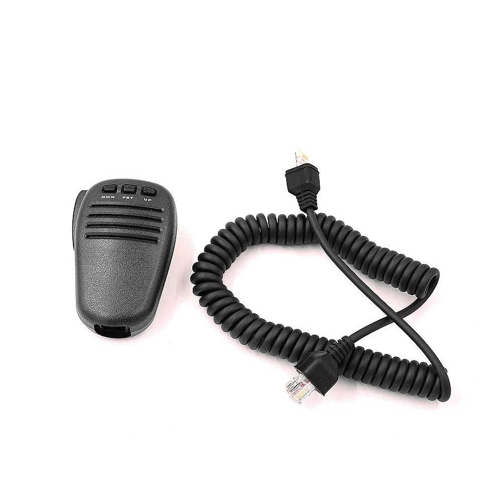 Ручной PTT Mic Микрофон RJ45 8 контактный разъем для YAESU FT-450 FT-817 FT-857 FT-897 двухстороннее радио колонки