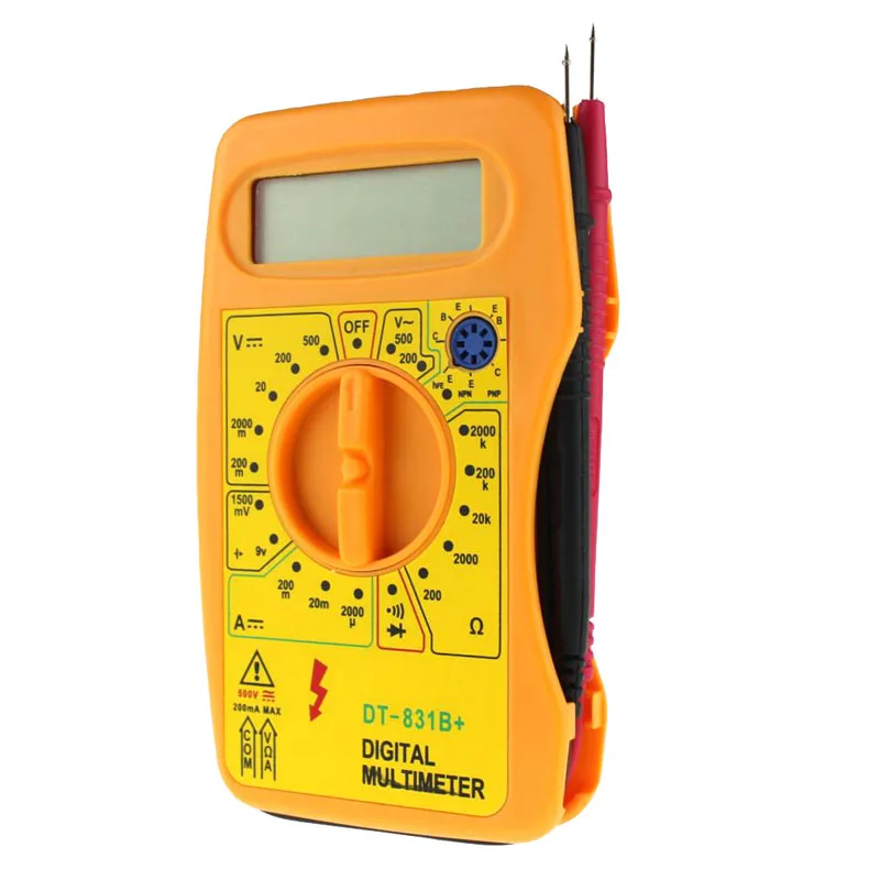 831B+ Digital Multimeter Voltage Ammeter Voltage Current Precise Test