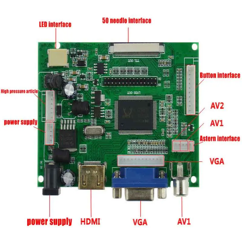 Latumab Новая плата управления HDMI/VGA/AV + 8 дюймовая HJ080IA 01E 1024*768 IPS ЖК дисплей высокой