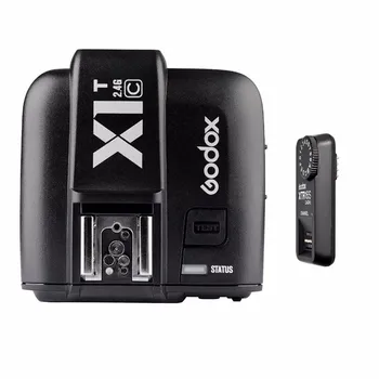 

Godox X1T-C + XTR-16S Remote 2.4G Wireless Flash Trigger for V860 V850 Tt850 Speedlite For Canon DSLR