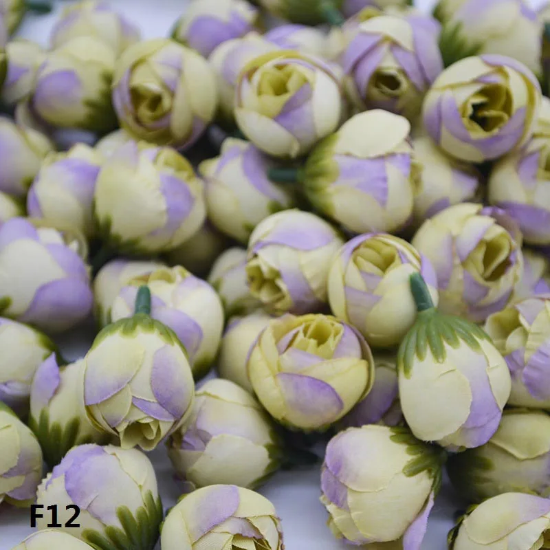 20 шт шелковые чайные бутоны с розами искусственные цветы для дома Свадебные украшения для самодельного изготовления материал подарки принадлежности для скрапбукинга
