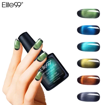 Elite99 Edelstein Katze Auge Nagel Gel Polnisch Transluzenten Candy Farbe Gel Polnischen Benötigen Schwarz Basis Hybrid Lack Nail art Lack