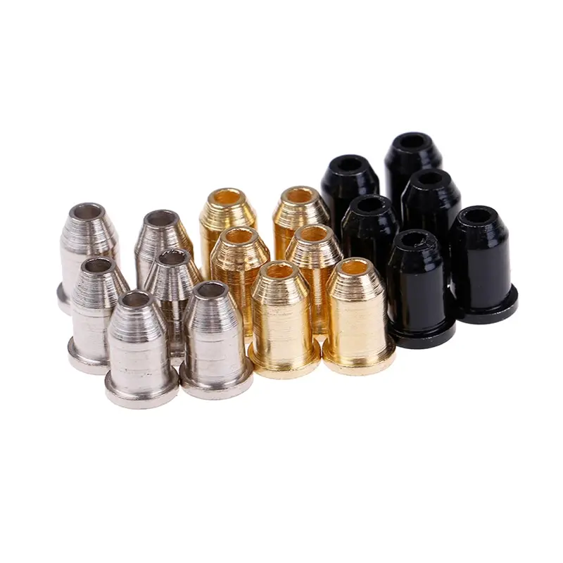 

6Pcs/Set Electric Guitar String Caps Mounting Buckle Through Body Ferrules Bushing