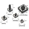 125 micro-interrupteurs tactiles, 25Types/lot, assortis, avec bouton poussoir Tact, pour réinitialisation en SMD, avec réinitialisation en SMD, 2*4 3*6 4*4 6x6, kit de bricolage pièces ► Photo 2/6