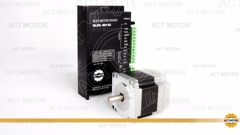 

nema23 57BLF01 brushless DC motor 3phase, 3000RPM, 63W with driver BLDC-8015A