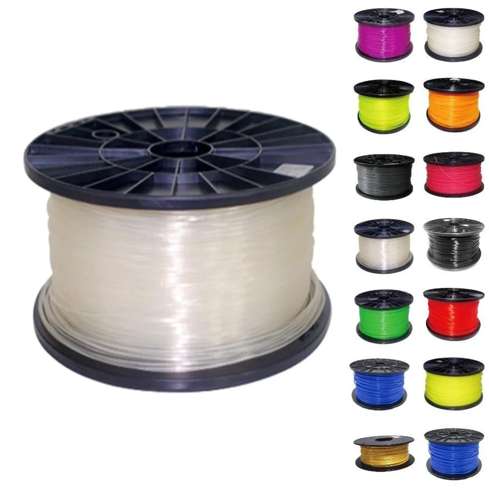 1.75 PLA/ABS Filaments plastic rubber for 3D printers of