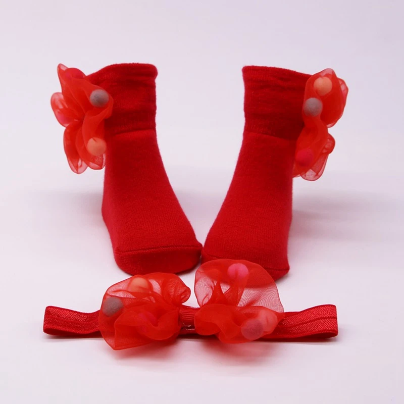 Г. Новые нескользящие носки для новорожденных девочек тапочки обувь+ повязка на голову детская одежда милый костюм с бантом детские носки S(0-12 M
