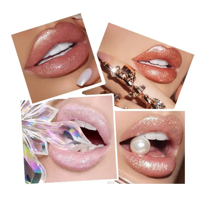 HANDAIYAN бриллиантовый блестящий блеск для губ оттенок стойкий водонепроницаемый Русалка блестящая жидкая помада матовый блеск для губ