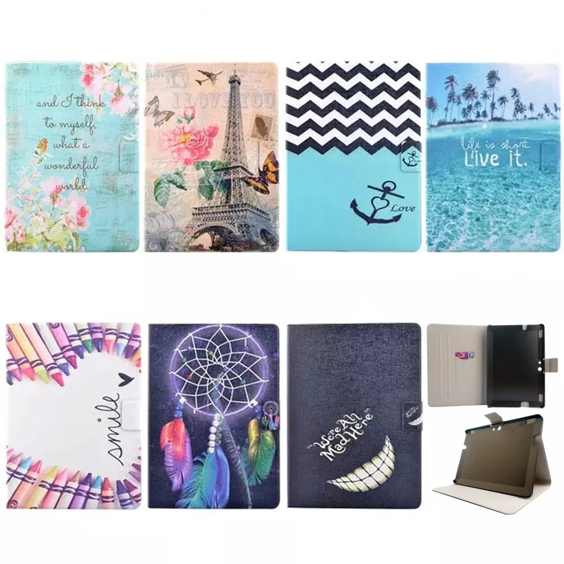 

Pattern Painted PU Leather Tablet Cases For Amazon Kindle Fire HDX8.9 HDX 8.9 8.9 inch Case Stand with Card Bag Cover