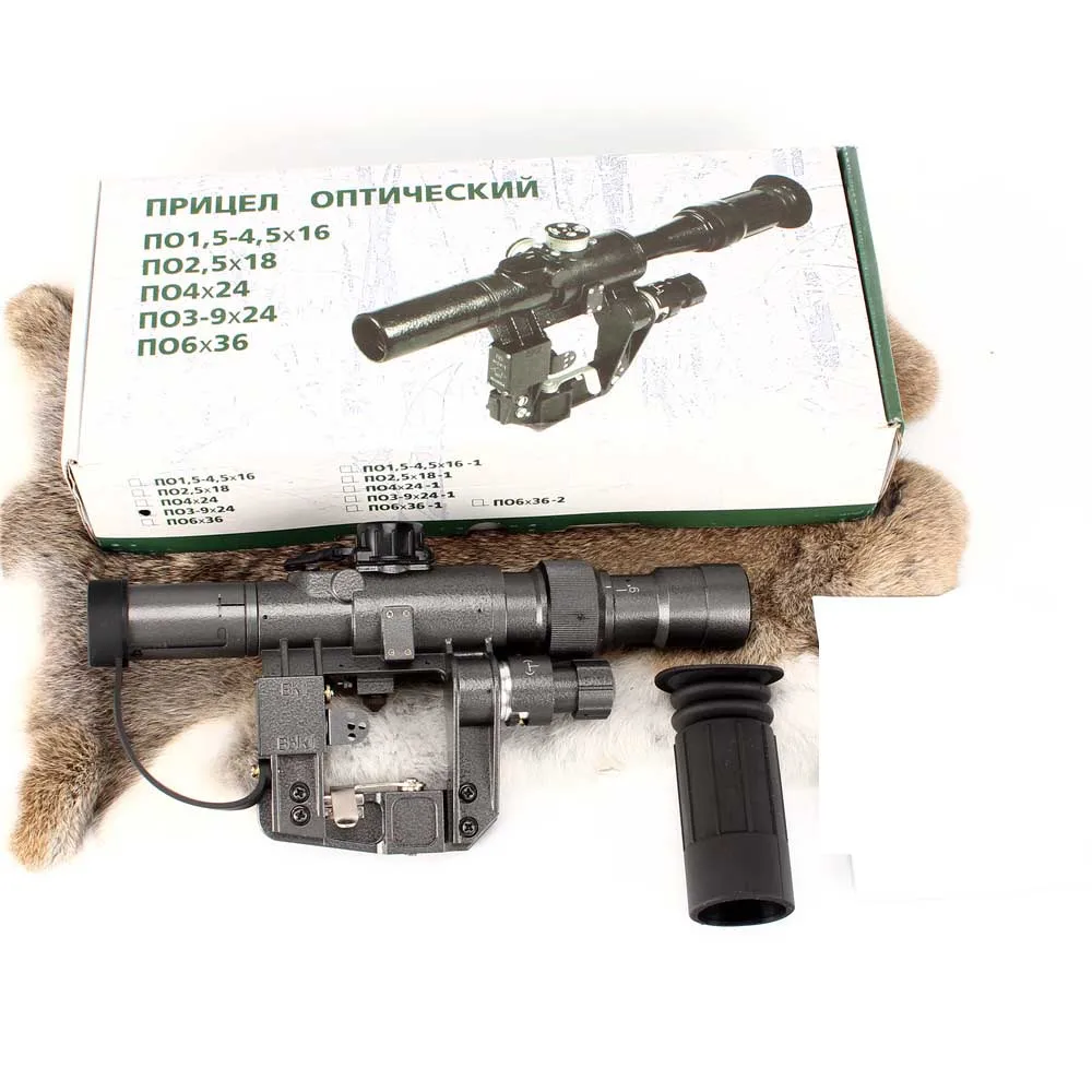 Ohhunt Dragunov SVD POS 3 9X24 подсвеченный красным охотничий прицел стеклянный тактический