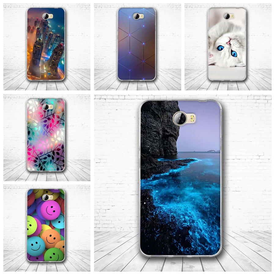 Case For Huawei Ascend Y5 II Y5II / 2 cun-u29 Coques 3D Printing Cartoon Soft Silicon Honor 5A Capa Funda Bag | Мобильные телефоны