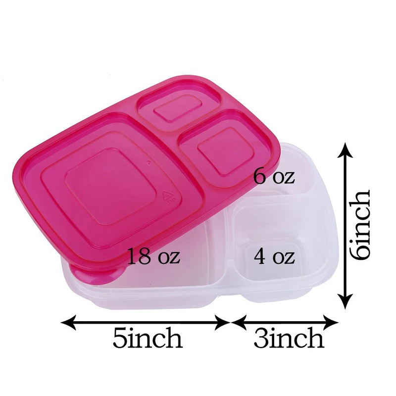 2pcs plastic bento lunchbox microwave kids school lunch food box 2pcs plastic bento lunchbox microwave kids school lunch food box portable food storage container with compartments for picnic in lunch boxes from home