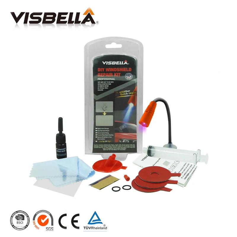 VISBELLA 72 комплектов/CTNS DIY Инструменты для ремонта ветрового стекла автомобиля