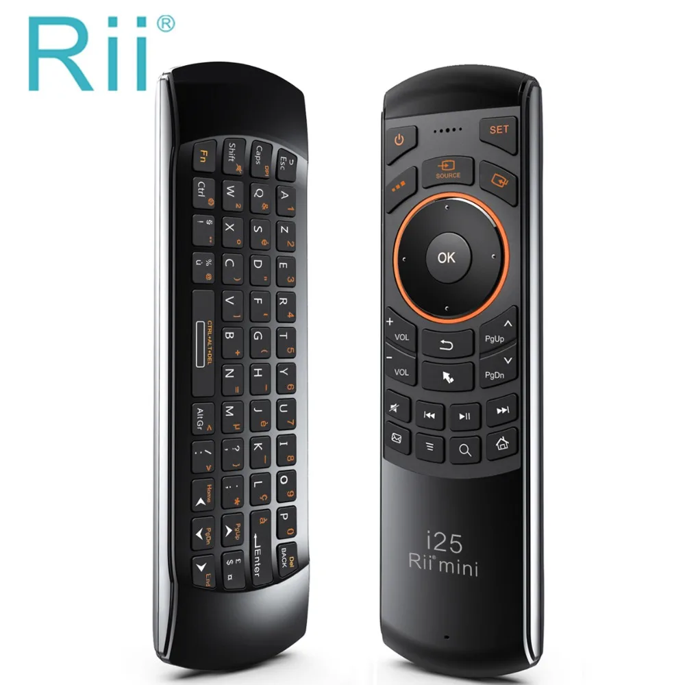 Best Original Rii Mini i25 2.4Ghz Air Fly Mouse Remote Control with