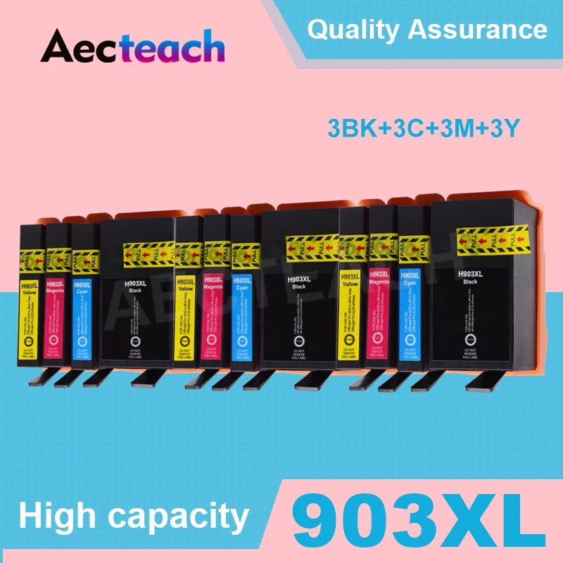 Картриджи для принтера HP 903 907 XL Officejet Pro 6950 6960 6968 6970 6978 картриджи с полными